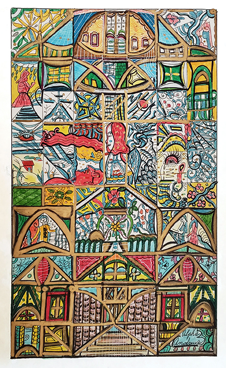 Alpha Andrews painting