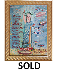 Bertha Halozan Statue of Liberty