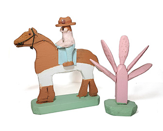 Horse and Rider and Tree