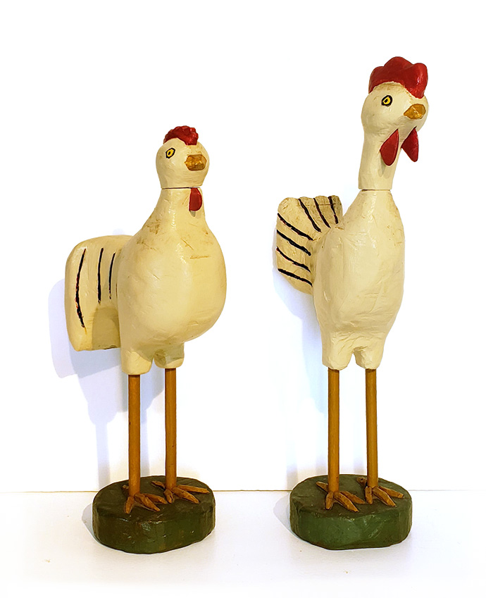 Hen and Rooster