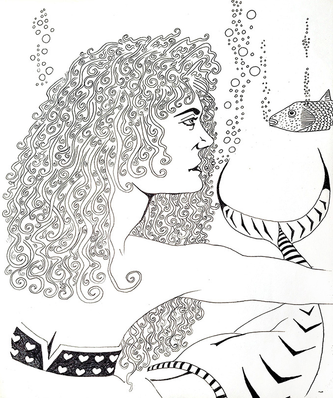 Lorne Reid Mermaid or Siren