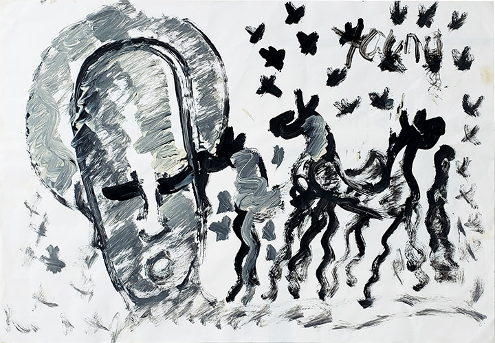 Horses and Angel