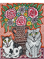 Rex Clawson Two Cats